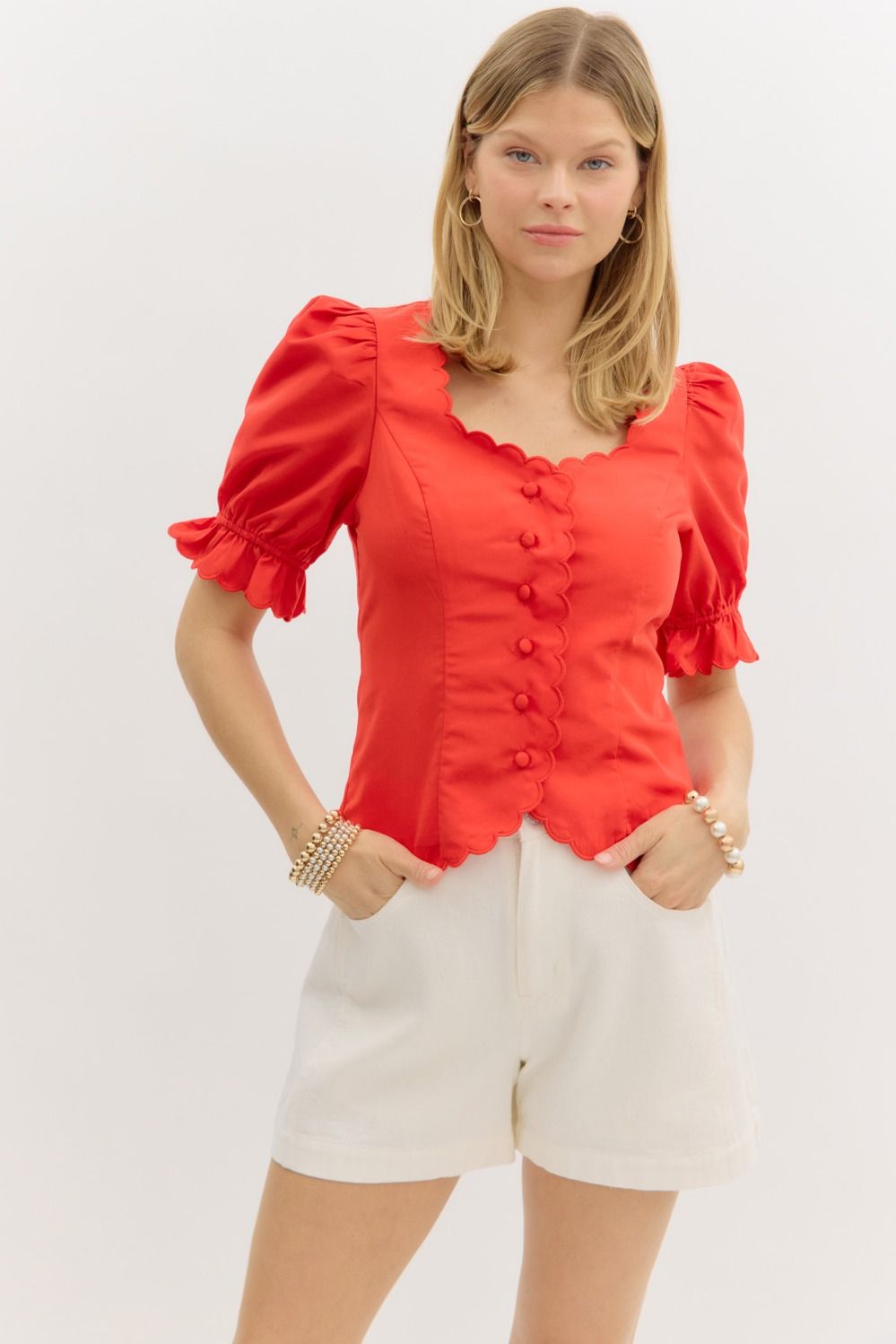 Betty Top Red
