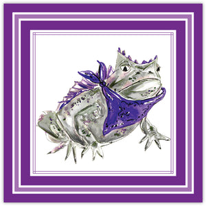 Horned Frog Paper Placemat