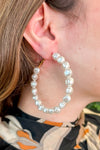 Jodi Pearl Hoop Earrings