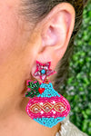 Glitzy Ornament Earrings