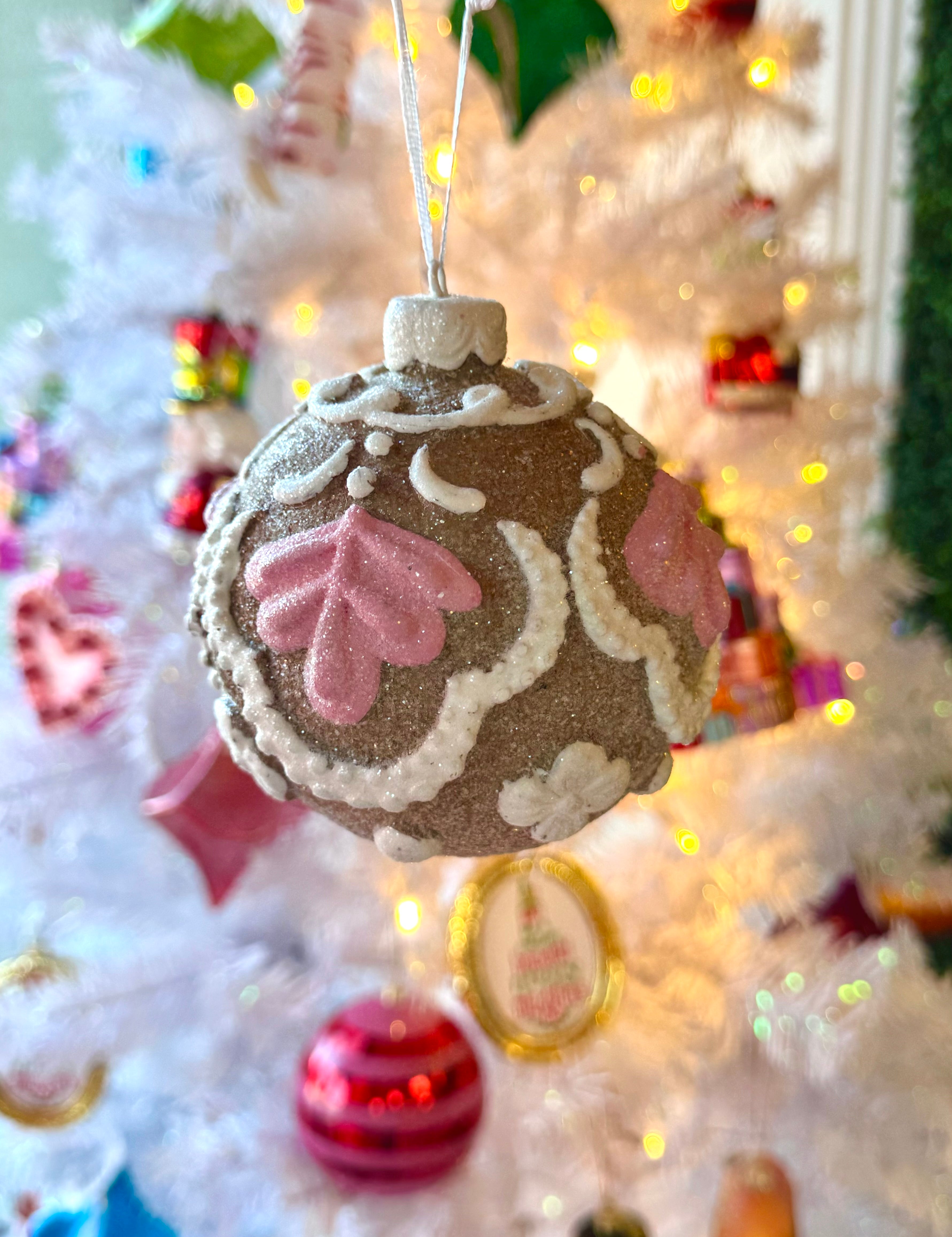 Elegant Sweet Gingerbread Ornament