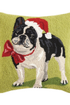 Holiday Frenchie Pillow