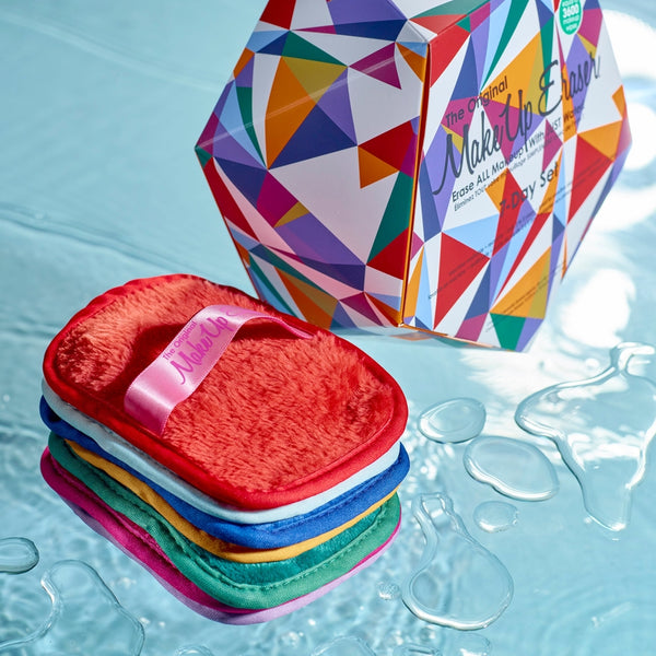 Geometric 7-Day Makeup Eraser Set