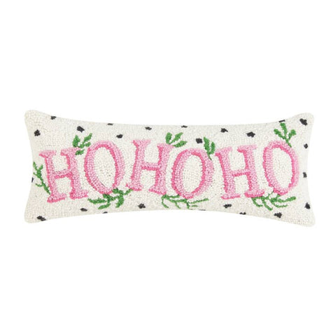 Spotted Ho Ho Ho Pillow
