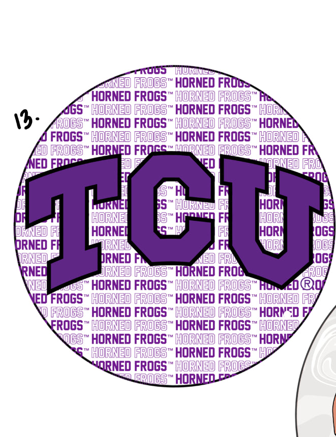 Gameday Button | TCU
