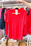 Dream Tunic Sweater | Red