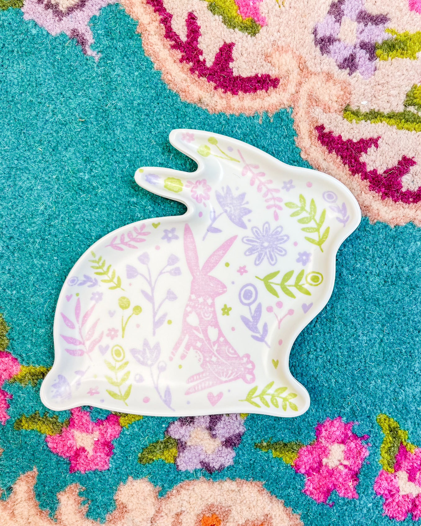 Spring Fables Bunny Plate