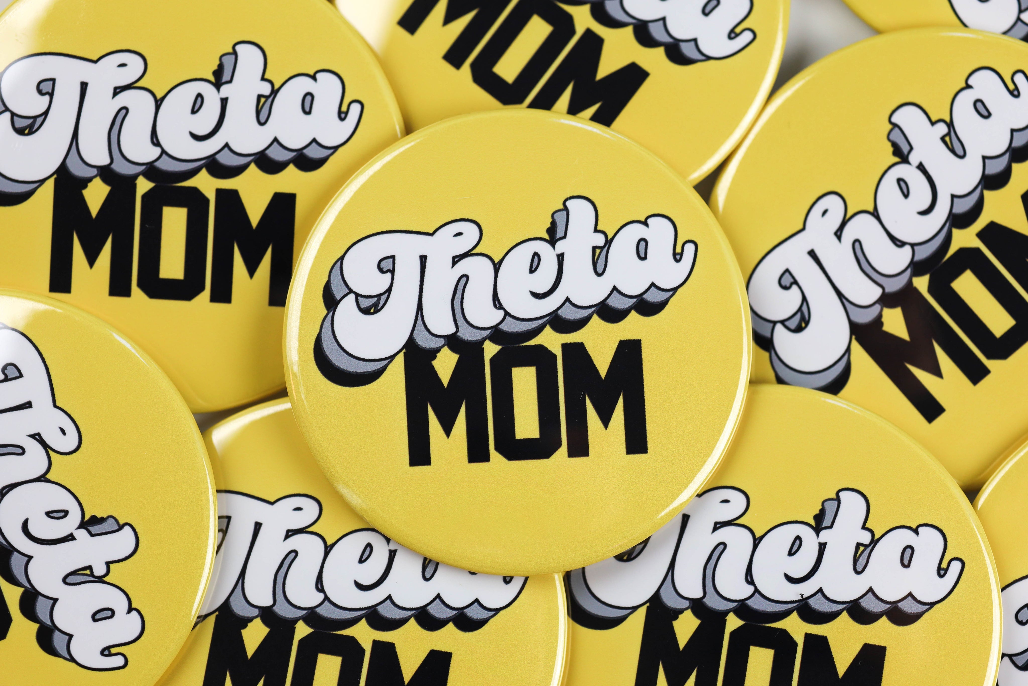 Sorority Mom Button