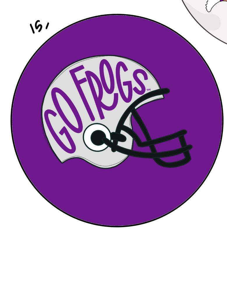 Gameday Button | TCU
