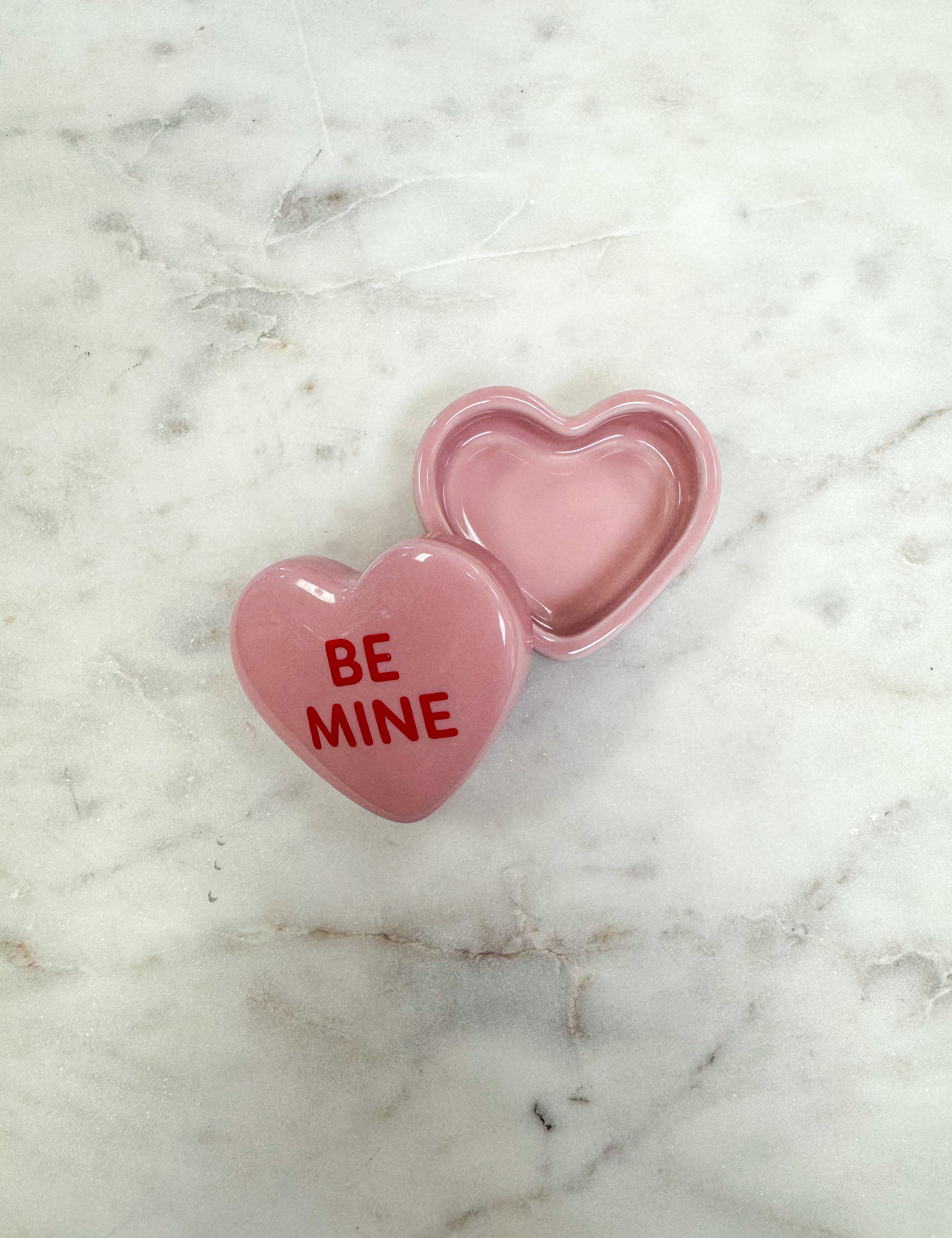 Conversation Heart Ring Box