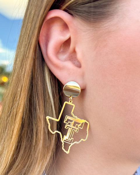 Texas Tech Earrings