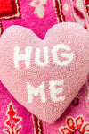 Hug Me Heart Shaped Pillow
