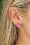 Quatrefoil Earring | Pink