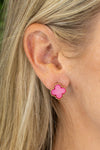 Quatrefoil Earring | Pink