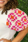 Carrie Crochet Detail Top