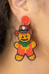 Cowboy Gingerbread Man Earrings