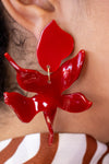 Flora Earrings | Crimson