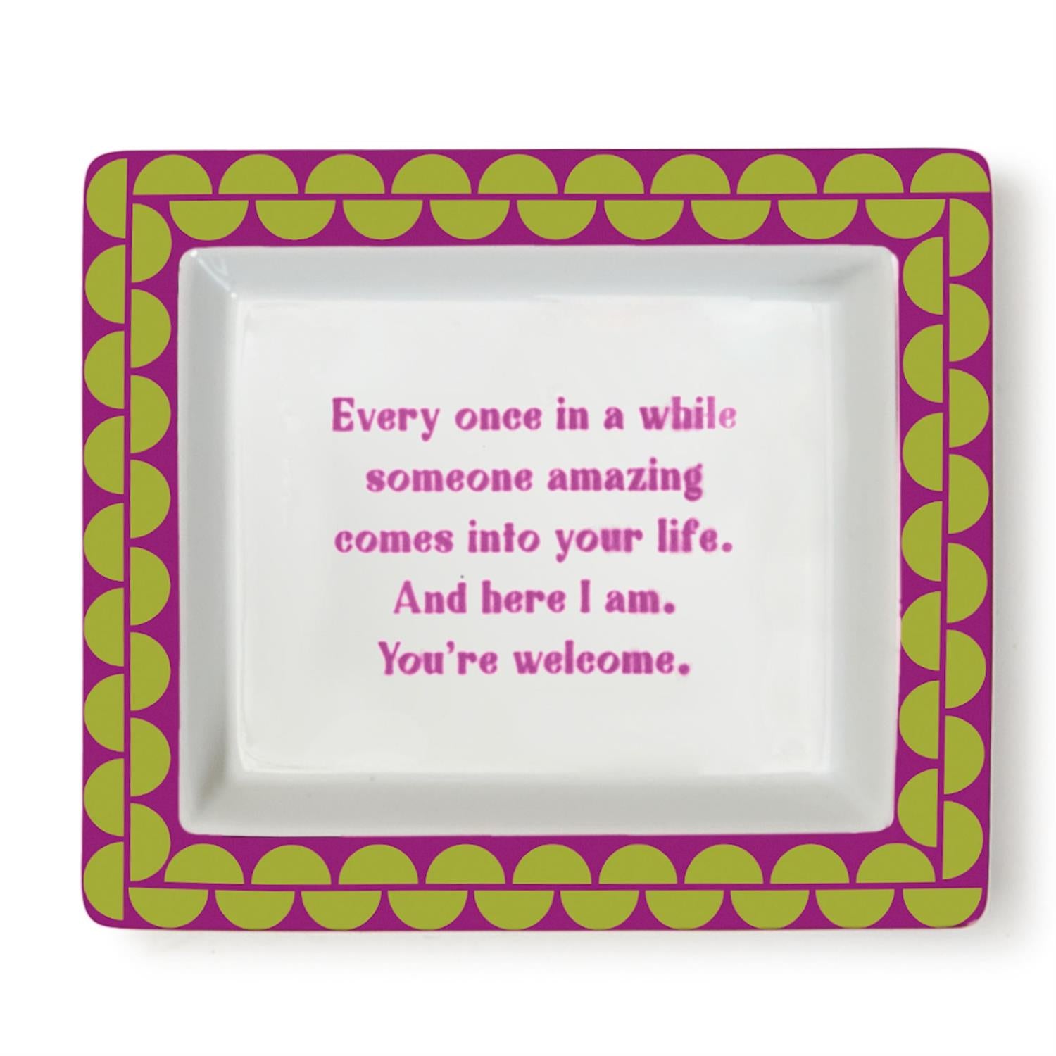 Wise Sayings Desk Tray