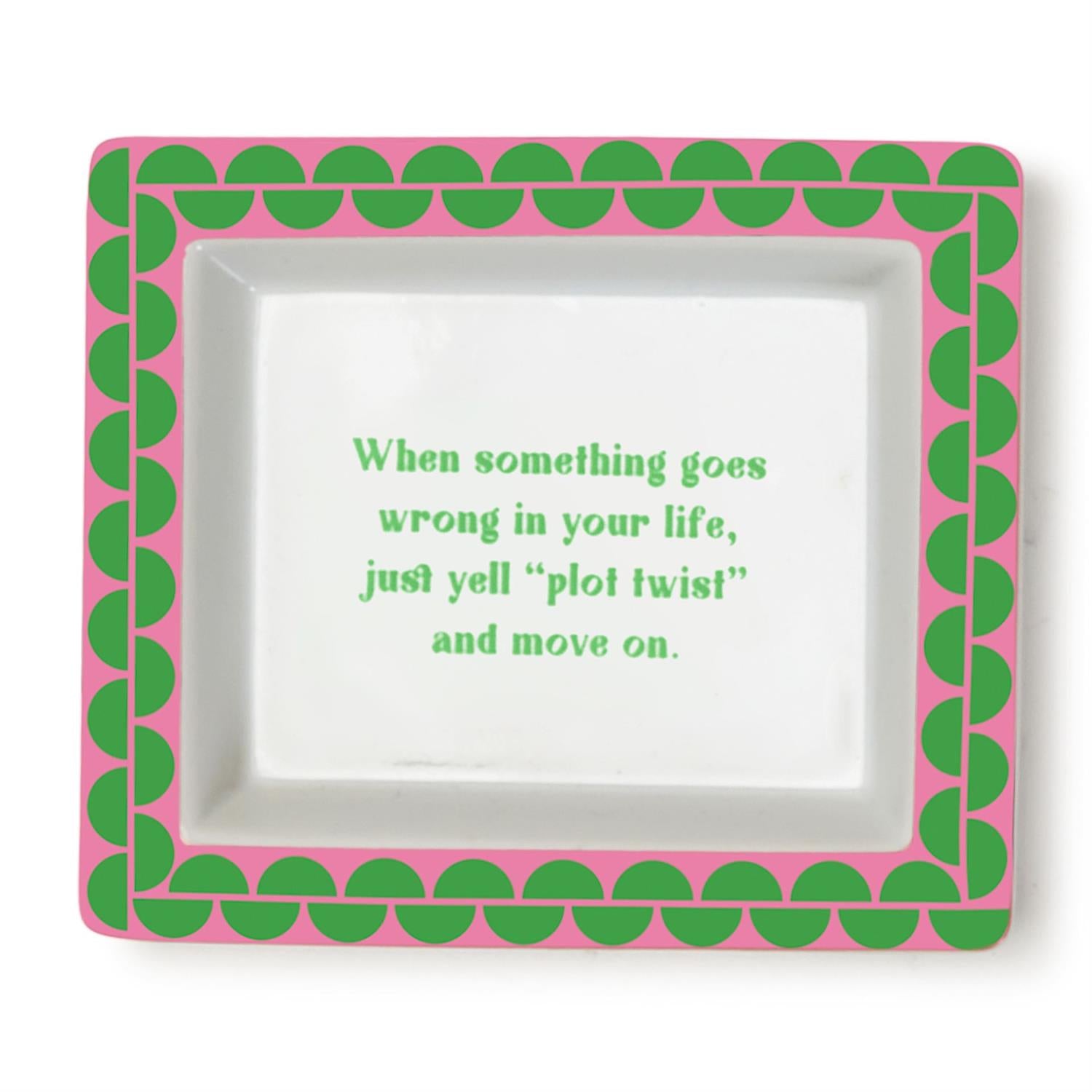 Wise Sayings Desk Tray