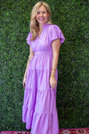 Sabrina Midi Dress | Lavender