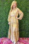 Golden Glimmer Dress