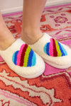 Striped Love Slippers