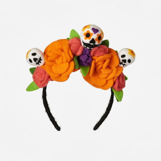 Skull headband on sale