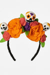 Sugar Skull Flower Headband
