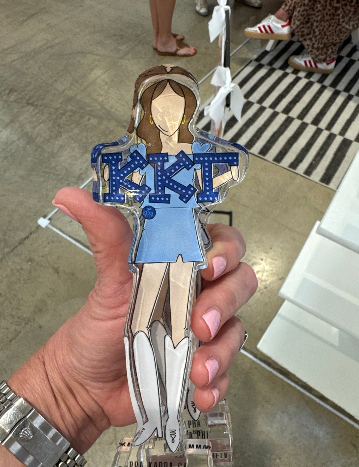 Kappa Kappa Gamma Acrylic Block Shelfie