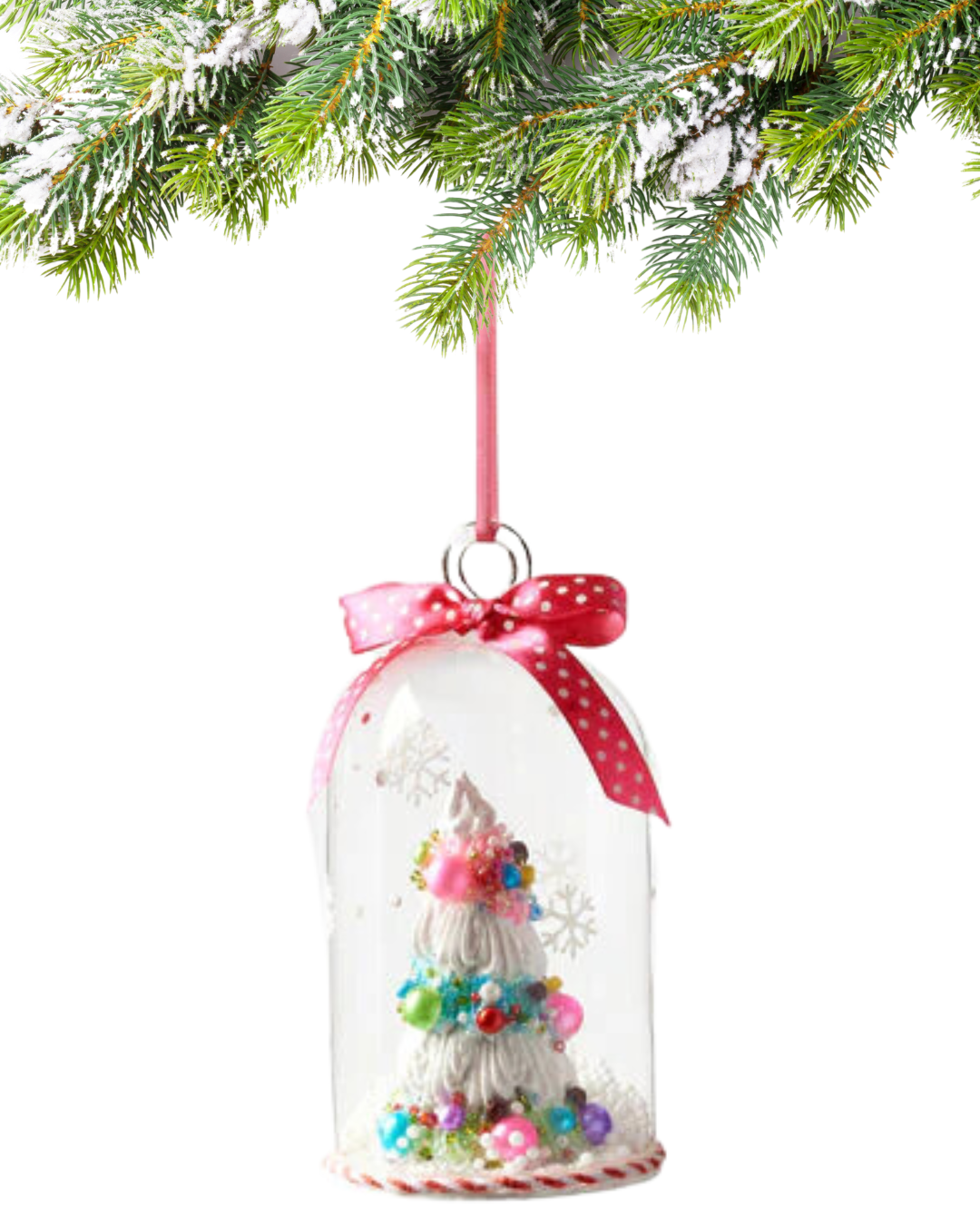 Tree In Glass Ornament