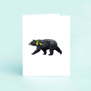 Baylor Black Bear Card