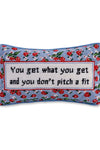 Don't Pitch  A Fit Pillow