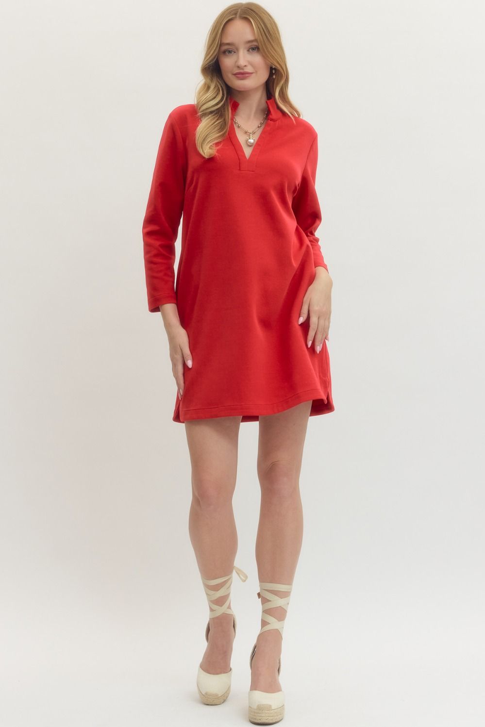 Harper Knit Mini Dress | Red Prippie Harper Knit Mini Dress | Red Prippie