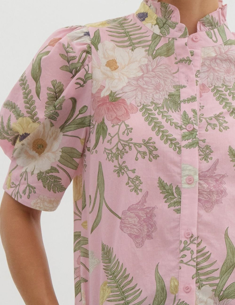 Lovie Botanical Ferns Top Entro