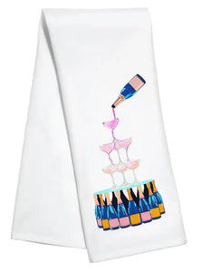 Pour Champagne Tower Towel