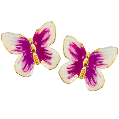 Oversized Butterfly Glassine | Purple/White