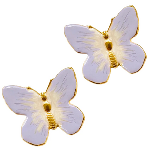 Oversized Butterfly Glassine | Lavender White
