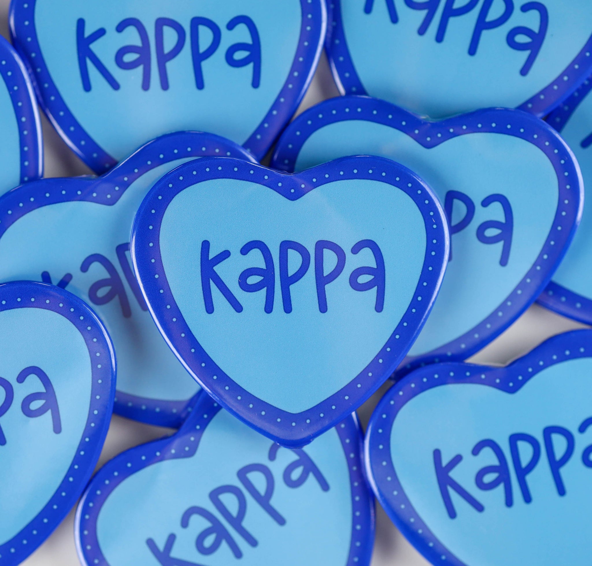 Sorority Heart Buttons
