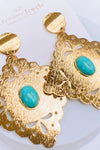 Rombo Turquoise Earrings