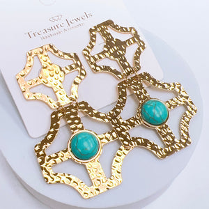 Stacey Earrings | Turquoise