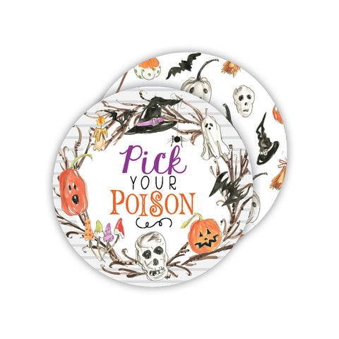Pick Your Poison Coasters, 20ct.