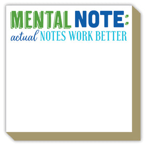 Mental Note Notepad