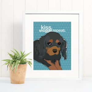Kiss Snuggle Repeat Print