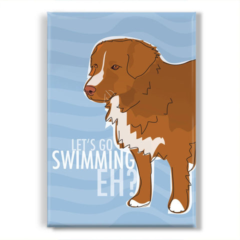 Let's Go Swimming Eh? Magnet