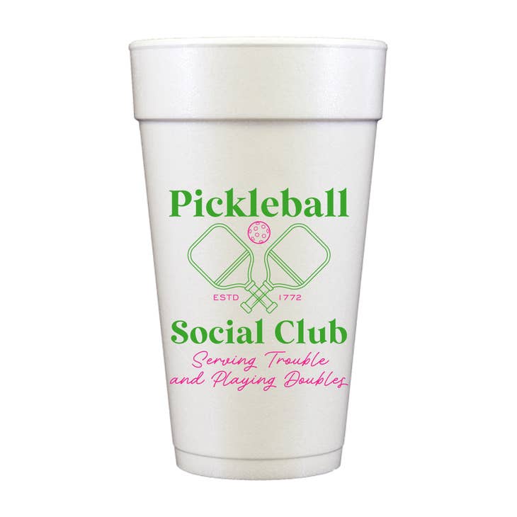 Pickleball Social Club | Styrofoam Cups