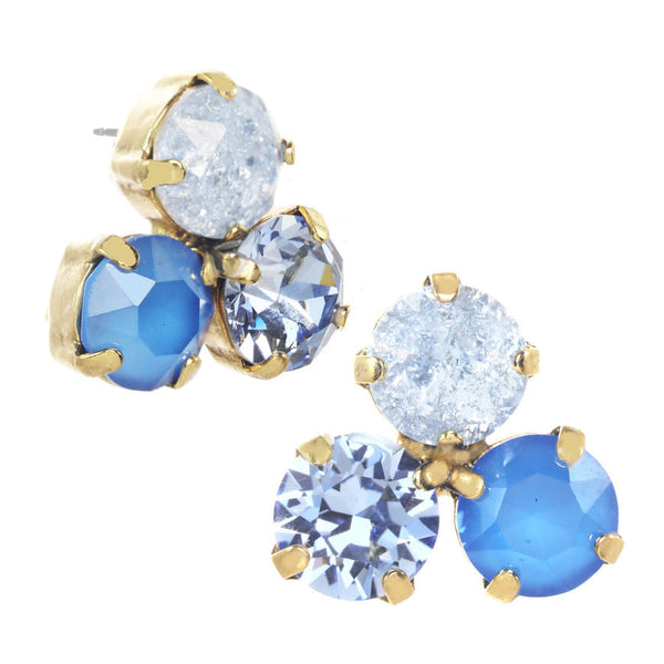 Ines Earrings| Blue Ice