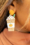 Pumpkin Latte Earrings