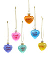 Conversation Heart Ornaments | Choose from 6