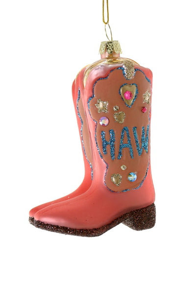 Yee Haw Boot Ornament