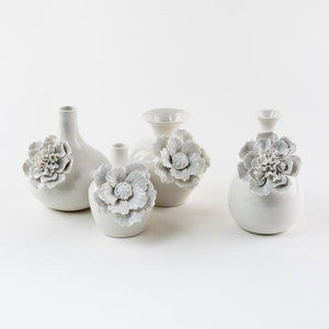 Blanco Floral Vase
